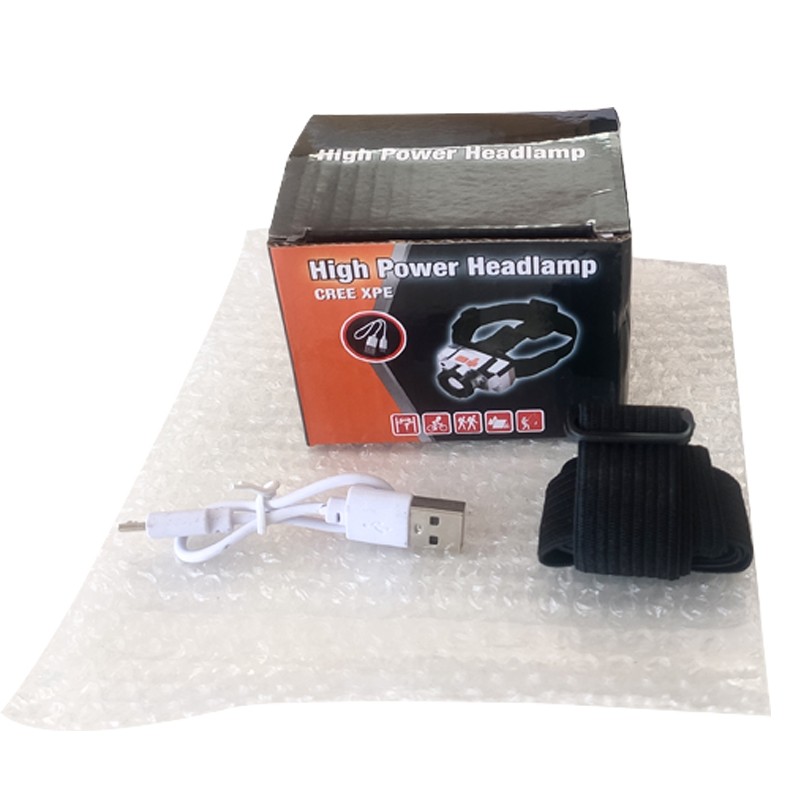81008 doble fuente de luz USB recargable smart waving sensor headlight linterna luz frontal luz de mina luz de pesca detail image 9