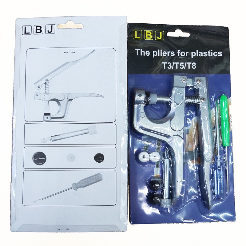 Four-piece buckle manual pliers, plastic resin four-piece buckle pressing tools, DIY manual installation tools, T3, T5, T8 tools detail image 4