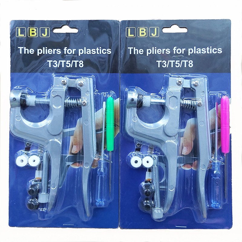 Four-piece buckle manual pliers, plastic resin four-piece buckle pressing tools, DIY manual installation tools, T3, T5, T8 tools detail image 3
