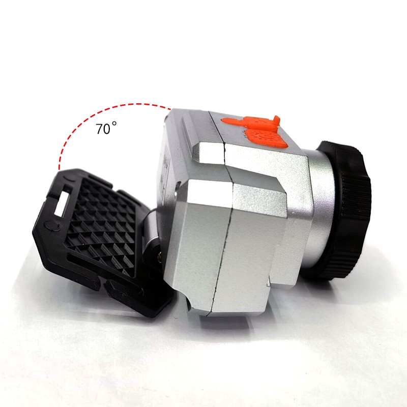 81008 doble fuente de luz USB recargable smart waving sensor headlight linterna luz frontal luz de mina luz de pesca detail image 8