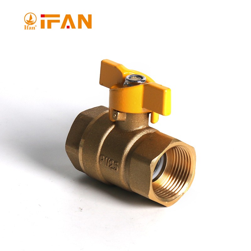 IFAN copper ball Valve 81052 1/2FF-B Long handle Butterfly handle detail image 4
