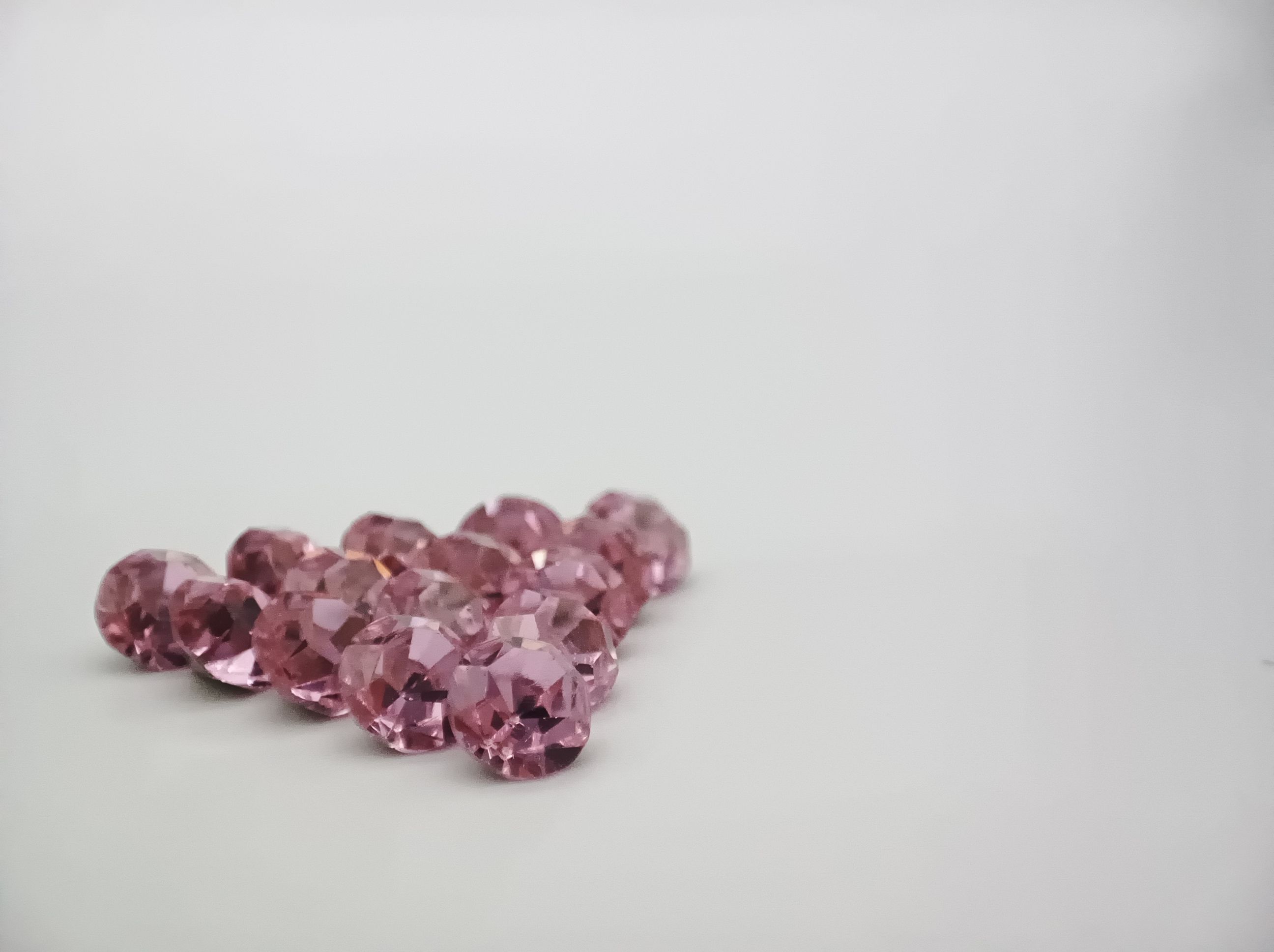 Domestic premium AAA pointed-bottom light pink rhinestone jewelry clasp watch with diamond setting and touch-up DIY nail drill rhinestone SS24 Item Picture