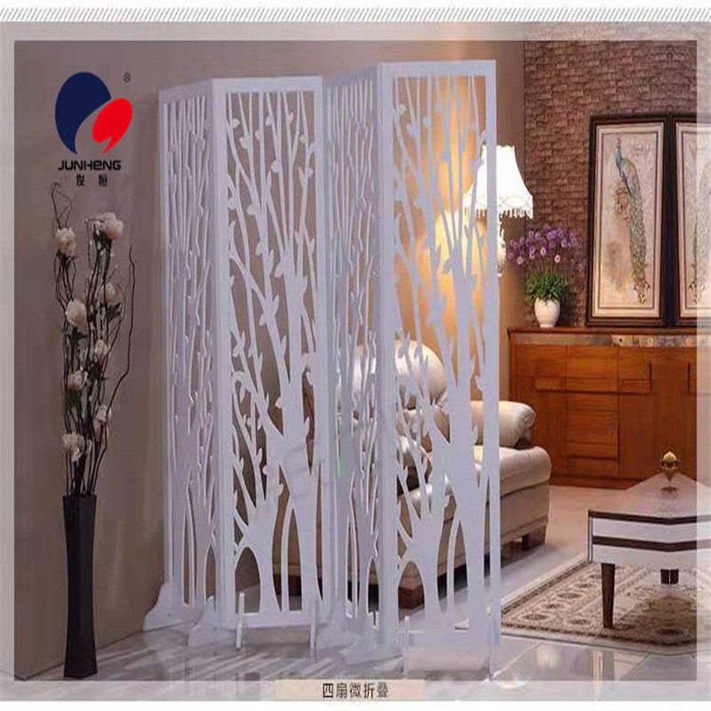 The screen partition is a fashionable European-style decorative carved screen for the living room, bedroom and entrance hall, with a simple and folding hollowed-out screen pic 3