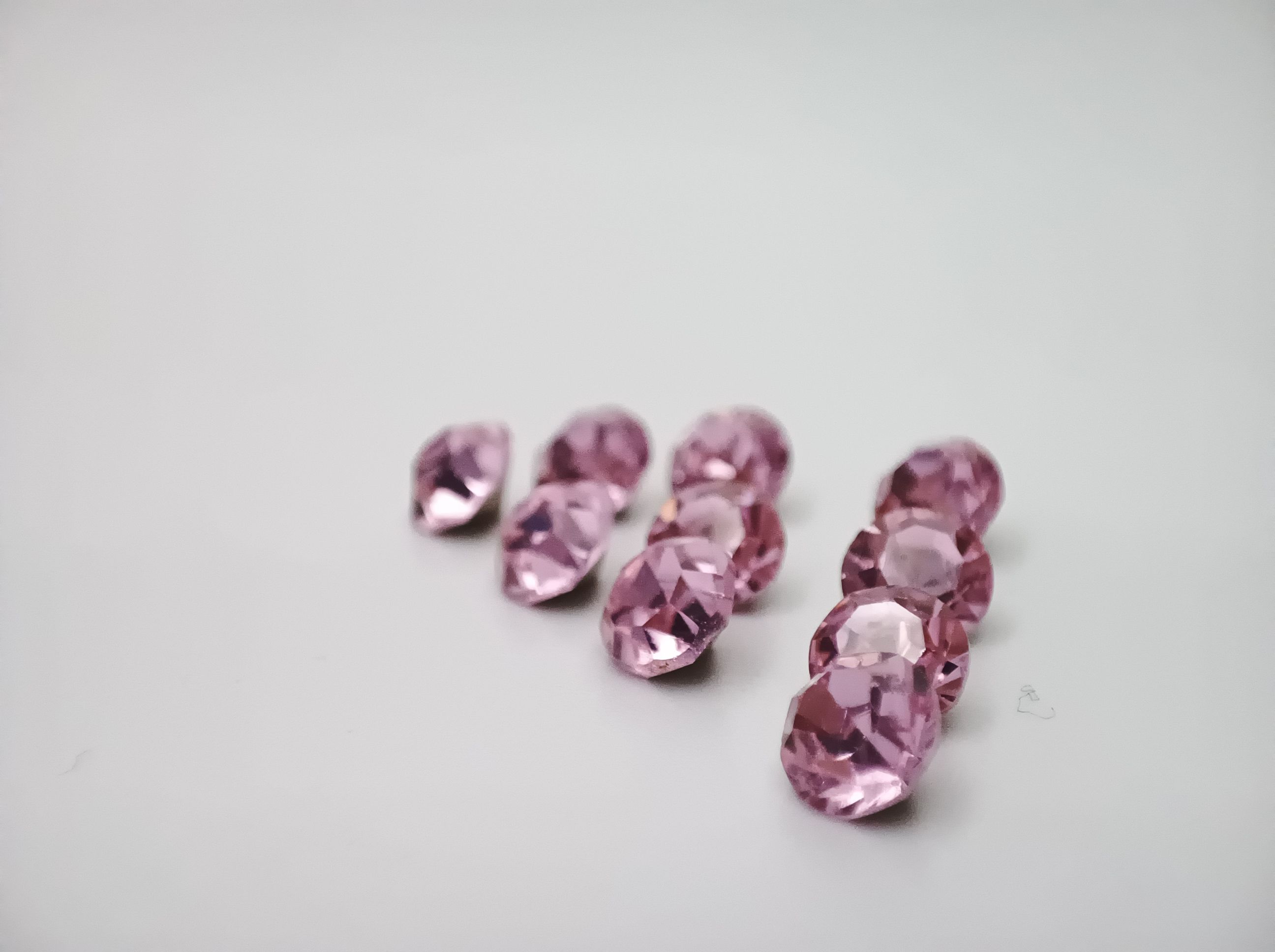 Domestic premium AAA pointed-bottom light pink rhinestone jewelry clasp watch with diamond setting and touch-up DIY nail drill rhinestone SS24