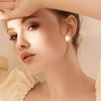 2021 Fashion New Product Luxury Jewelry 14K Gold Plated Freshwater Pearl Daily Wear Handmade Stud Earrings