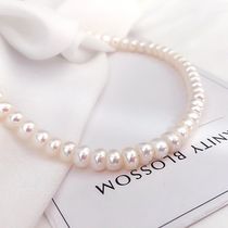 New Product Luxury White Baroque Freshwater Pearl Necklace 12mm Natural Pearl Necklace Natural Fresh Water Pearl Necklace Ornament
