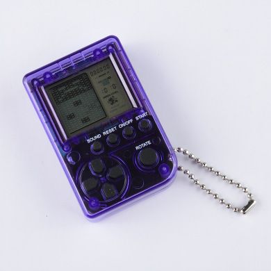 Retro transparent handheld small portable mini game console children's educational toy thumbnail
