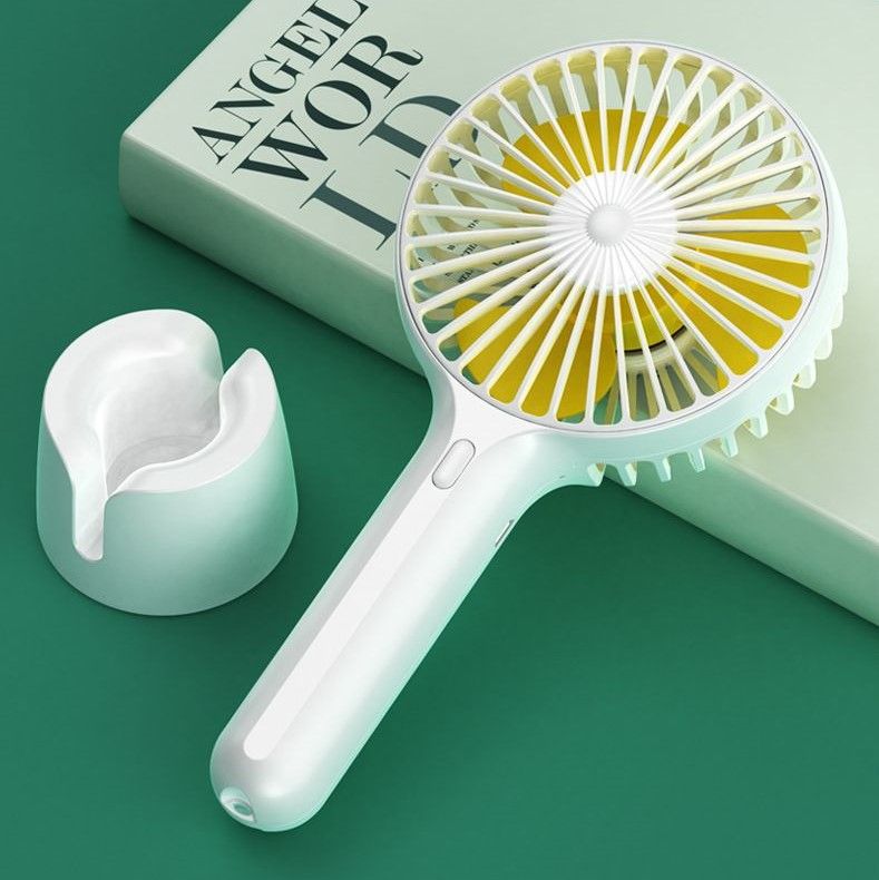 New USB fan Mini handheld small fan mobile phone holder desktop charging fan gift fan wholesale
