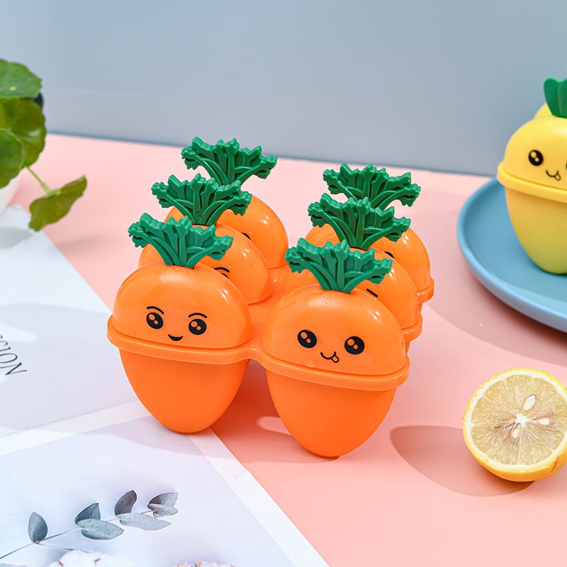 Six sets of solid color radish ice cream molds, ice molds, ice grids, and molds for making popsicles, ice cream, ice cubes, and ice lollies full figure