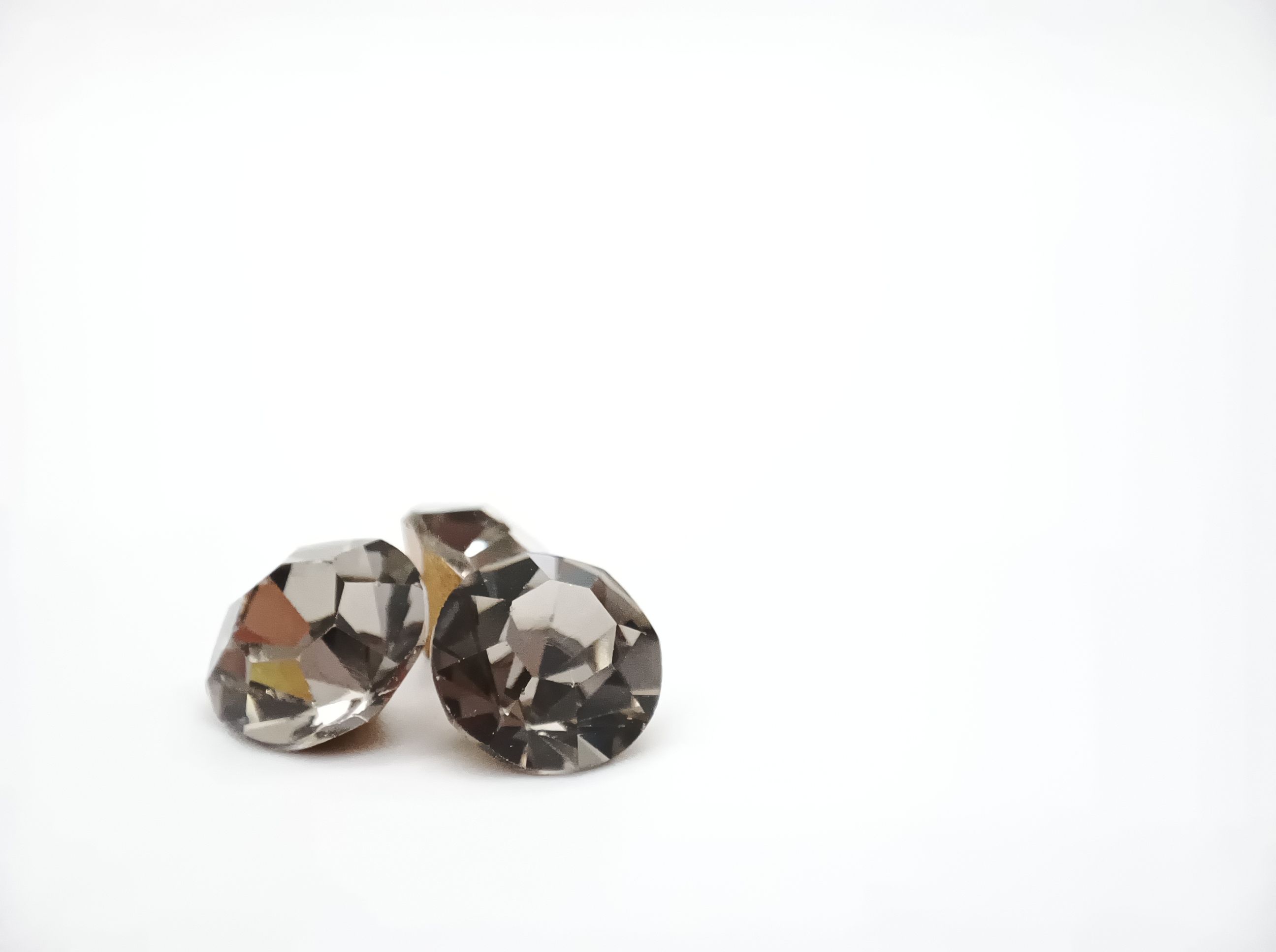 Xiangqin Original pointed-bottom water diamond transparent grey jewelry claw-chain watch with diamond setting and touch-up DIY nail polish diamond SS20