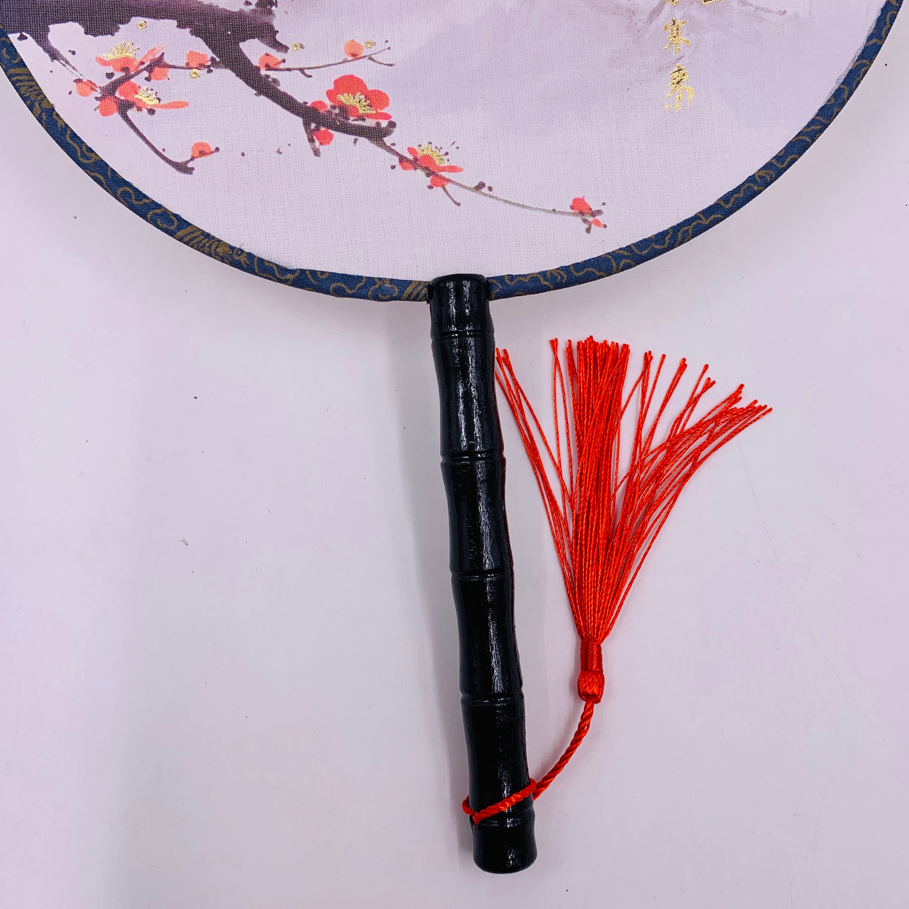 Ancient-style wooden-handled round fans, semi-transparent Hanfu round fans, palace fans, Chinese-style wooden-handled silk round fans, photo and photography round fans pic 17