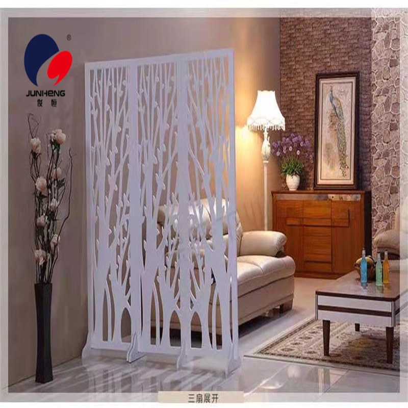 The screen partition is a fashionable European-style decorative carved screen for the living room, bedroom and entrance hall, with a simple and folding hollowed-out screen pic 2