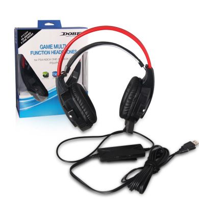 DOBE Headset with Wired headphones PS4 PS4 slim XBOXONE PC Multi-function gaming headset