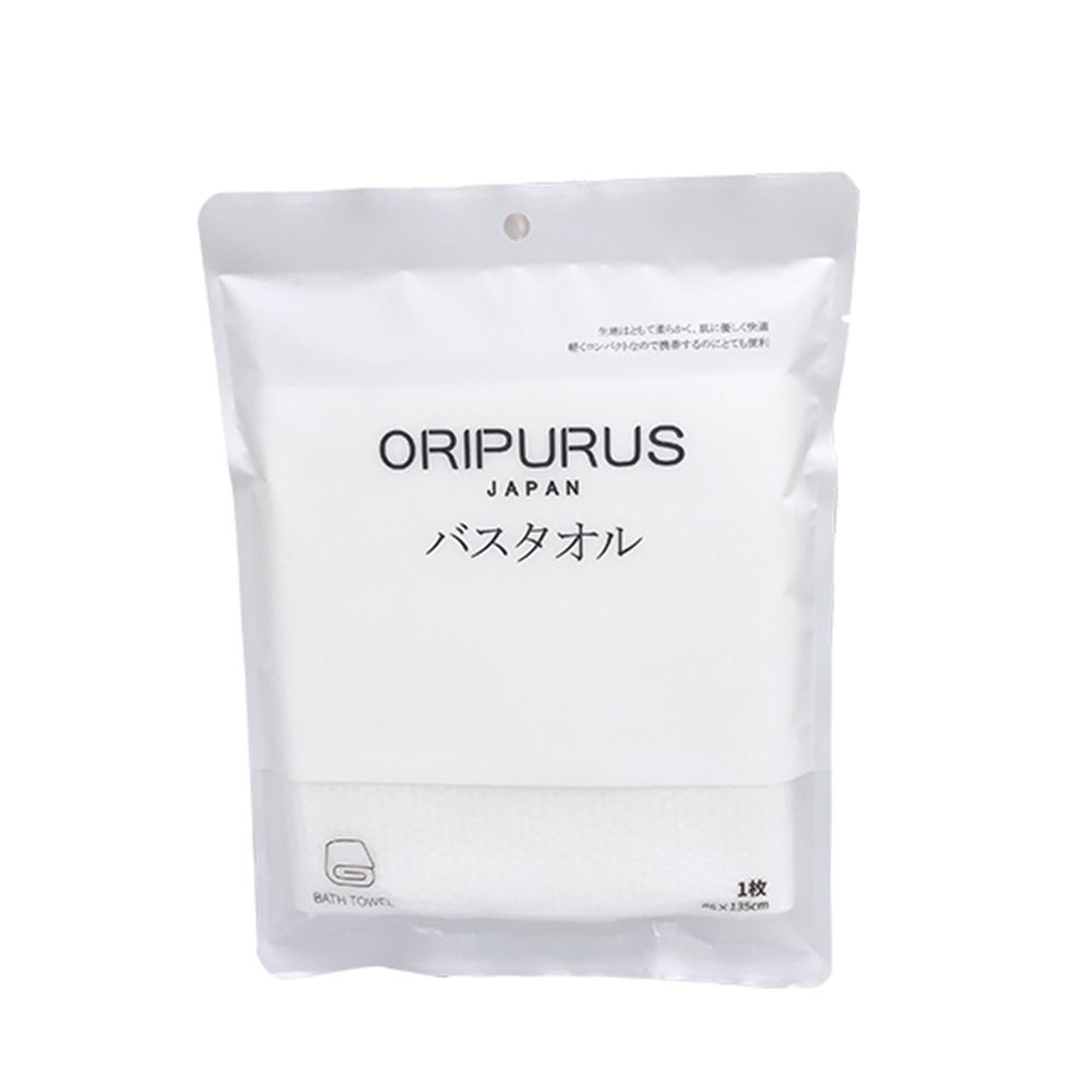 日本ORIPURUS奥朴兰诗旅行便携式加厚珍珠纹一次性浴巾1枚装