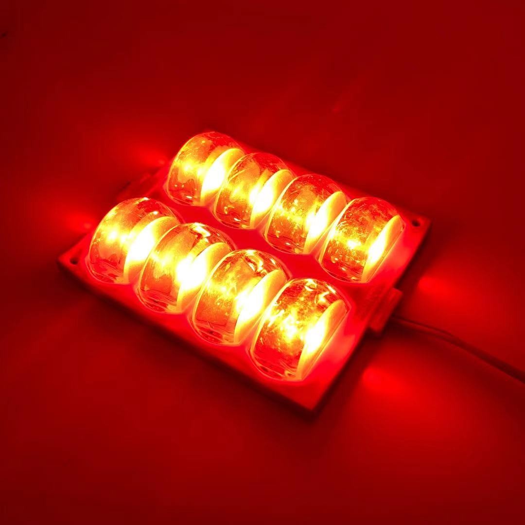 Automotive LED wheel arch light, led module light source, ultra-bright lens modification light, 12V wheel decorative color light full figure