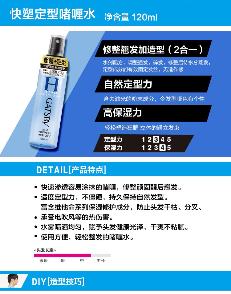 Jieshipai Quick Shaping Gel Water 120ml small detail image 1