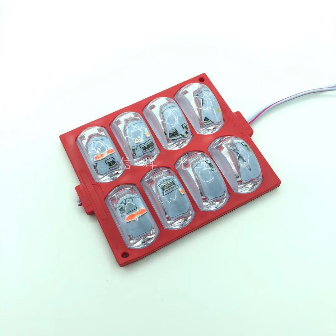Automotive LED wheel arch light, led module light source, ultra-bright lens modification light, 12V wheel decorative color light undefined