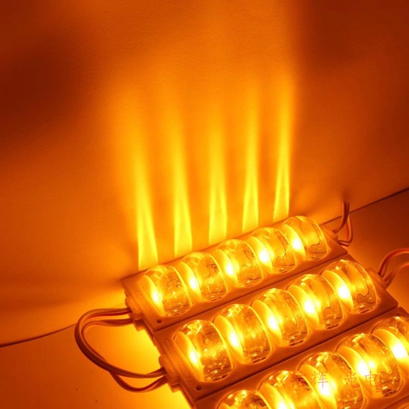 Automotive LED wheel arch light, 12V wheel decoration color light, led module light source, ultra-bright lens modification light details Picture