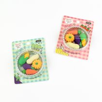 Stationery creative eraser Fruit and vegetable rubber Lovely cartoon Rubber sassafras student stationery
