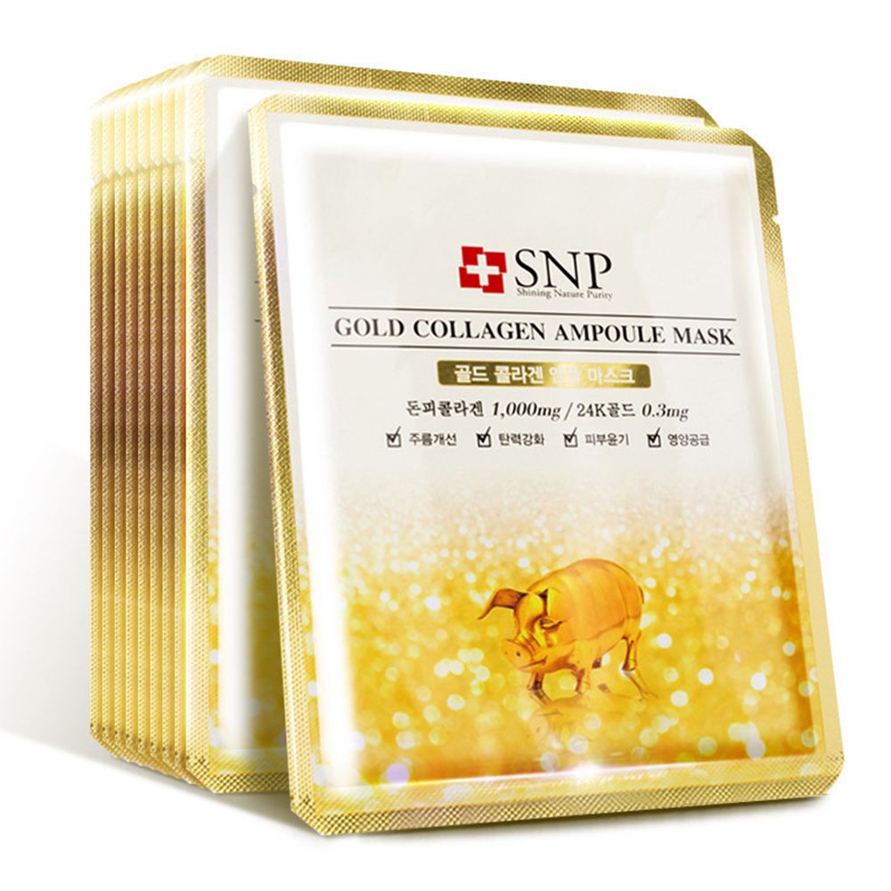 SNP Snape Gold Collagen Mask 25ml*10 pieces