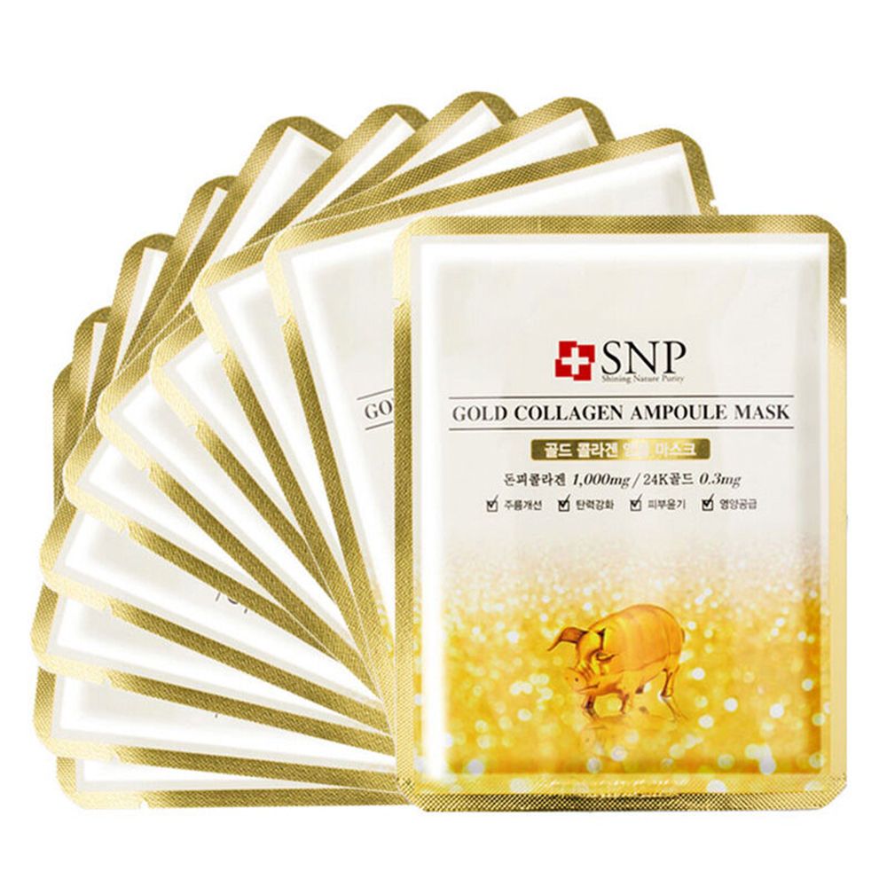 SNP Snape Gold Collagen Mask 25ml*10 pieces Application Scenario