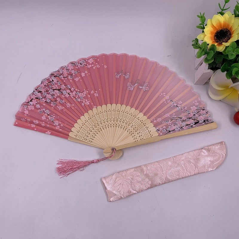 折扇扇套  宫廷扇女扇扇袋 全竹扇套 扇子摆件 布袋 礼品包装袋详情图8