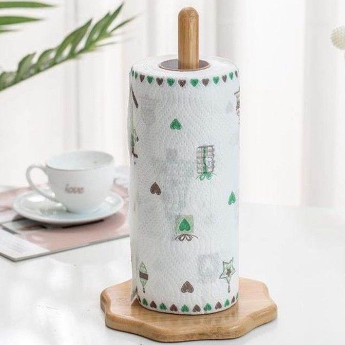 bamboo Tissue rack ,rag bracket ,bamboo shelf ,washcloth shelf