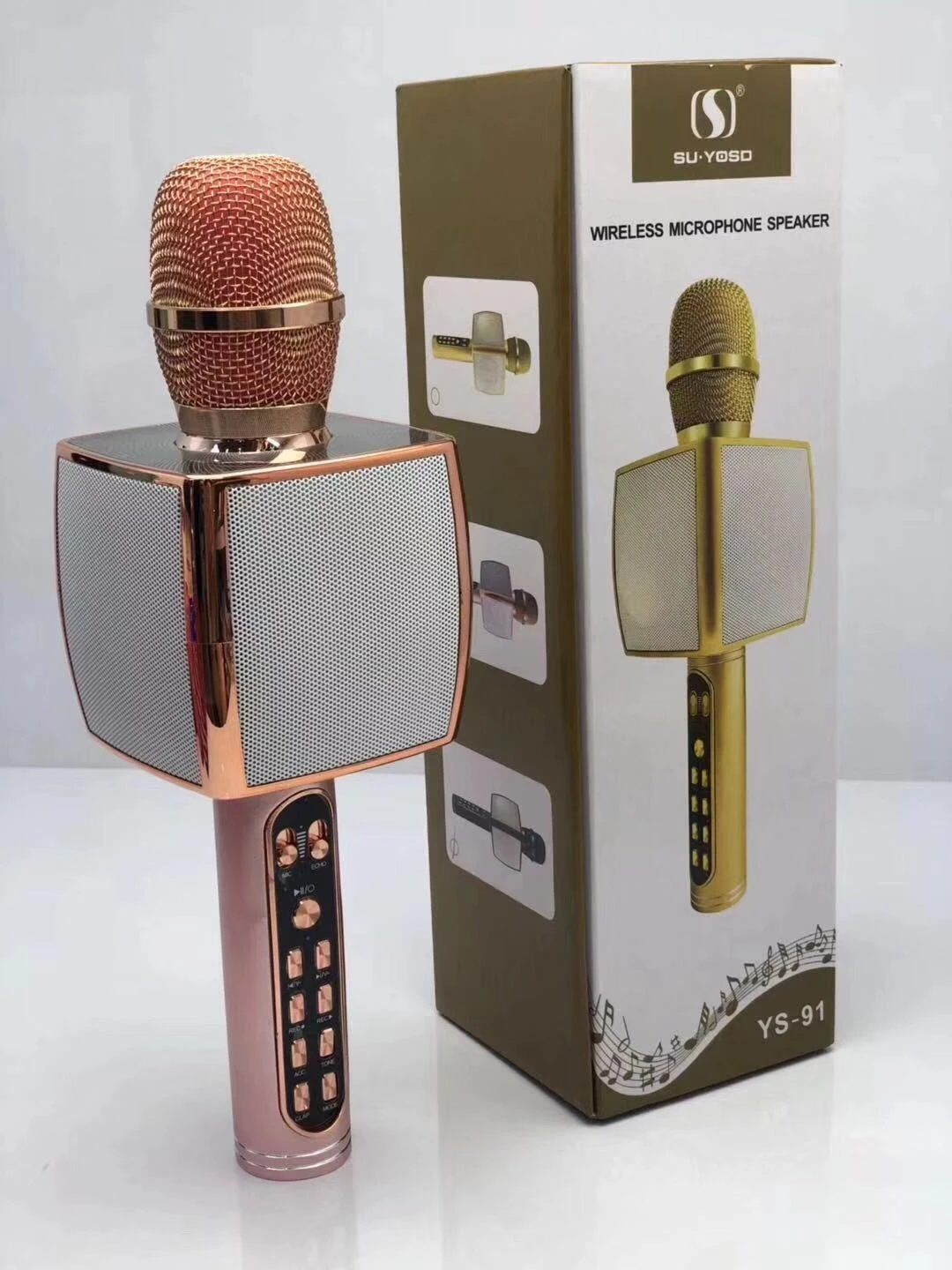 KTV Treasure Mobile Bluetooth Microphone and Wireless Microphone YS90/91, a universal singing and karaoke tool for all, cross-border wholesale detail image 13