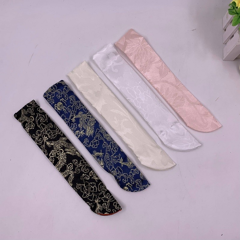 折扇扇套  宫廷扇女扇扇袋 全竹扇套 扇子摆件 布袋 礼品包装袋详情图1