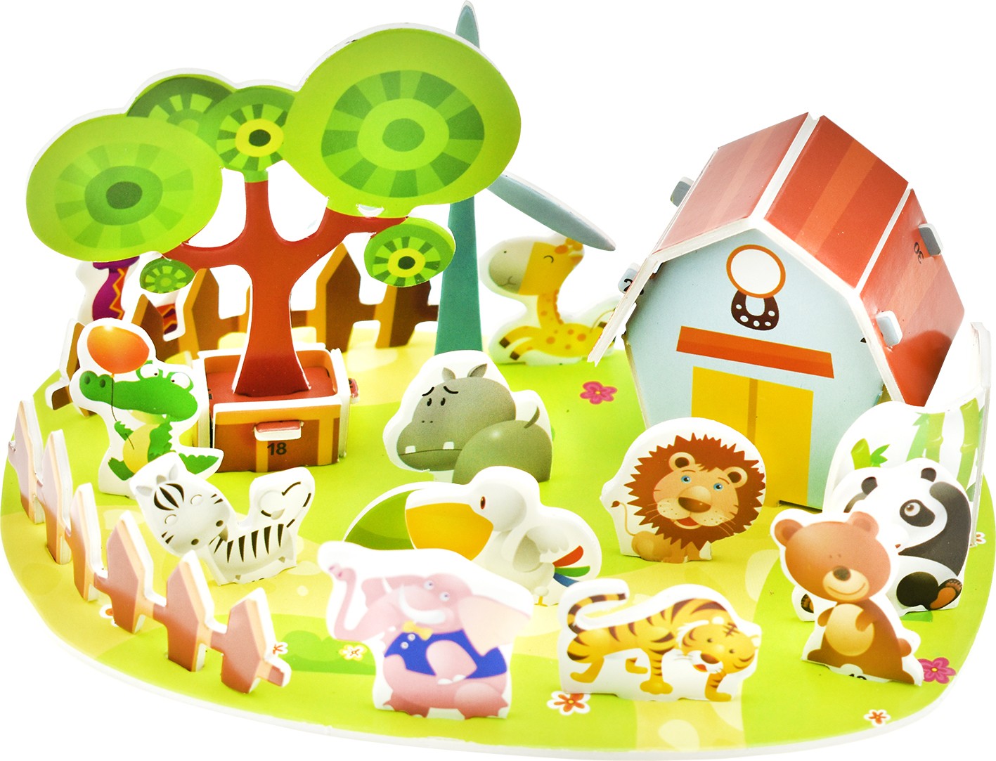 立体模型 别墅 农庄 动物园 城堡 花店 古堡 小层 庄园详情图6