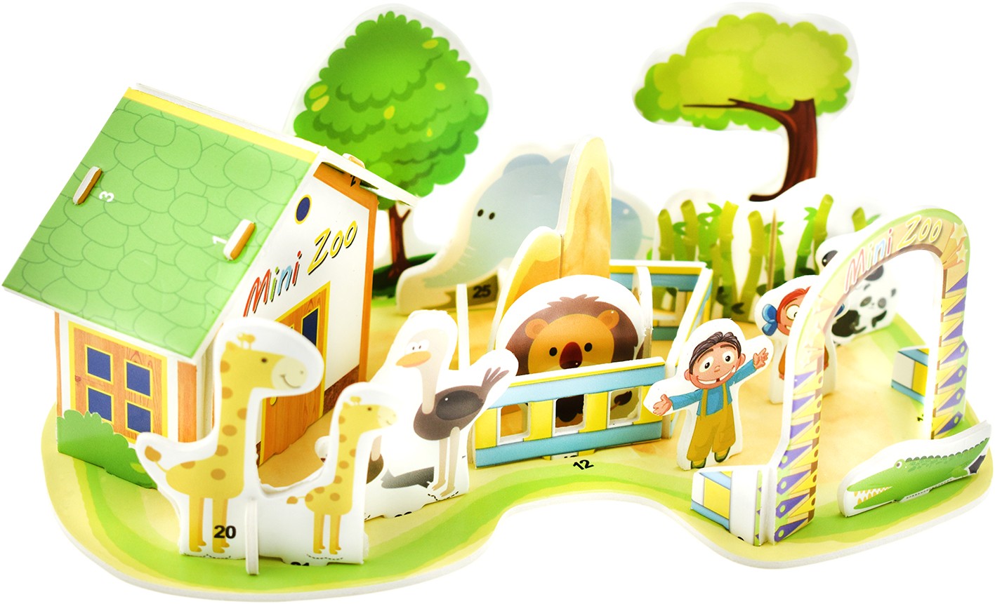 立体模型 别墅 农庄 动物园 城堡 花店 古堡 小层 庄园详情图10