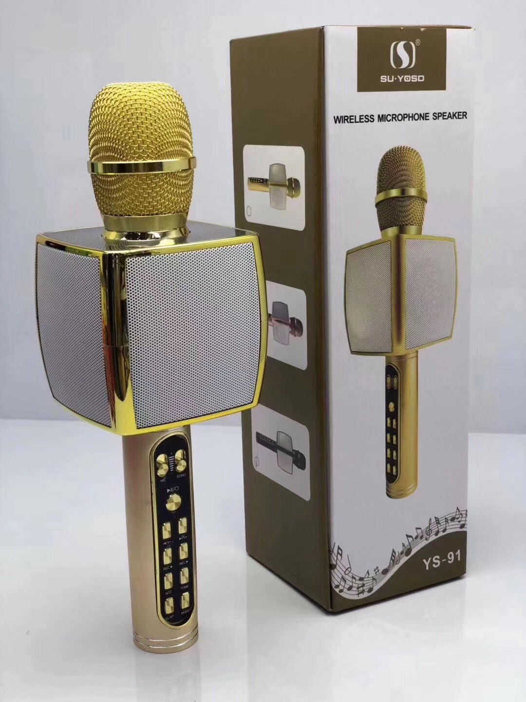 KTV Treasure Mobile Bluetooth Microphone and Wireless Microphone YS90/91, a universal singing and karaoke tool for all, cross-border wholesale detail image 10