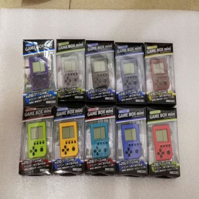 High quality foreign trade gift game box mini Tetris game machine doll machine mini pendant