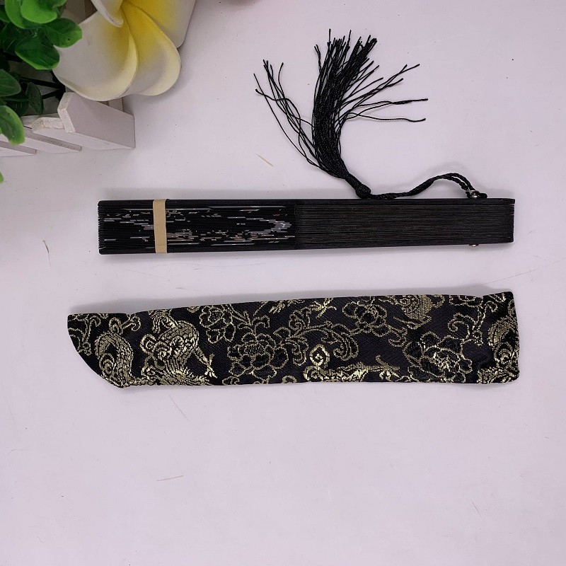 折扇扇套  宫廷扇女扇扇袋 全竹扇套 扇子摆件 布袋 礼品包装袋详情图10