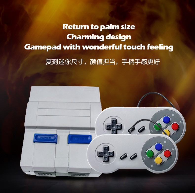 经典复古红白机迷你电视游戏机 821合一 660合一 游戏机 SNES SFC详情图1