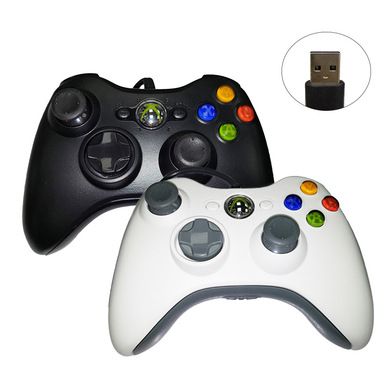 厂家直销XBOX360有线手柄PC电脑游戏手柄带震动XBOX360手柄黑白色