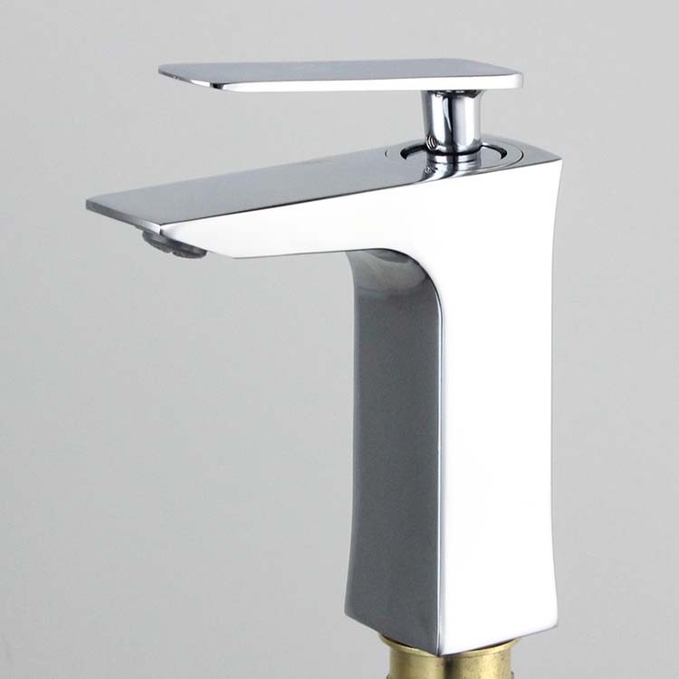 锌合金电镀黑玫瑰金双色 冷热混合面盆龙头basin faucet详情图4