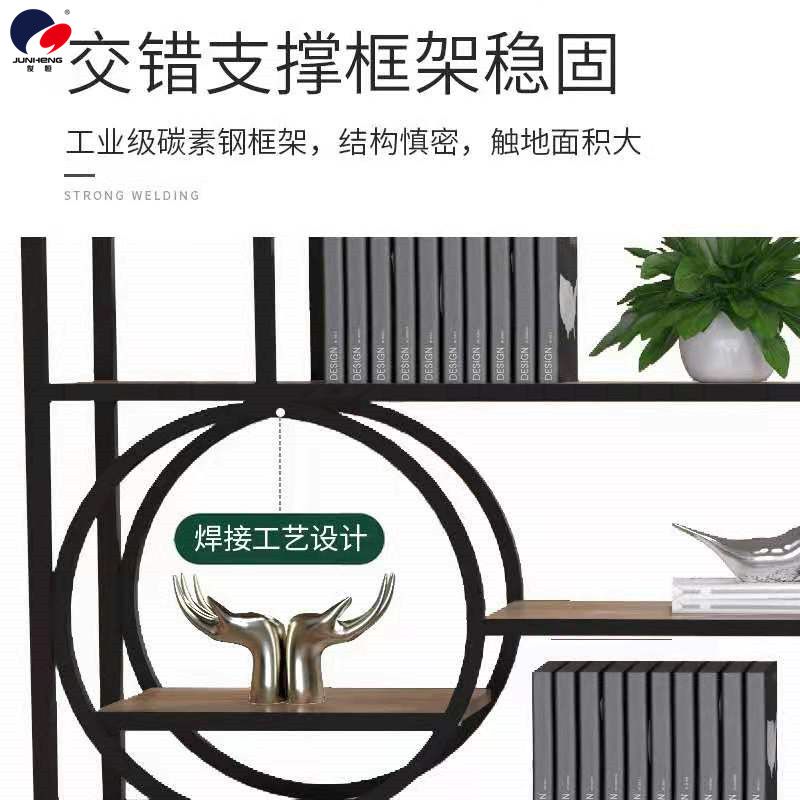 Office partition, ironwork display stand, balcony flower stand, bookshelf, screen decoration, dining room, popular light luxury handicrafts Application Scenario