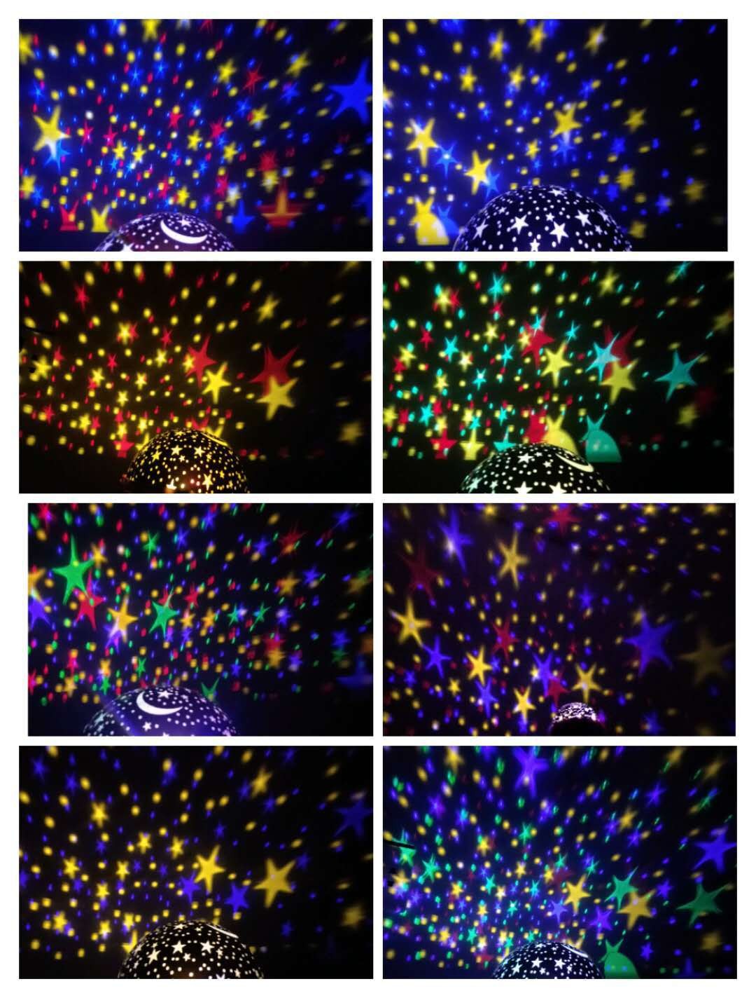 led starry sky light, dreamy rotating romantic starlight projection light detail image 12