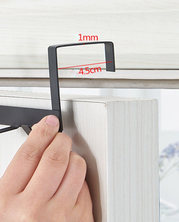Hook at the back of the iron door without drilling detail image 6