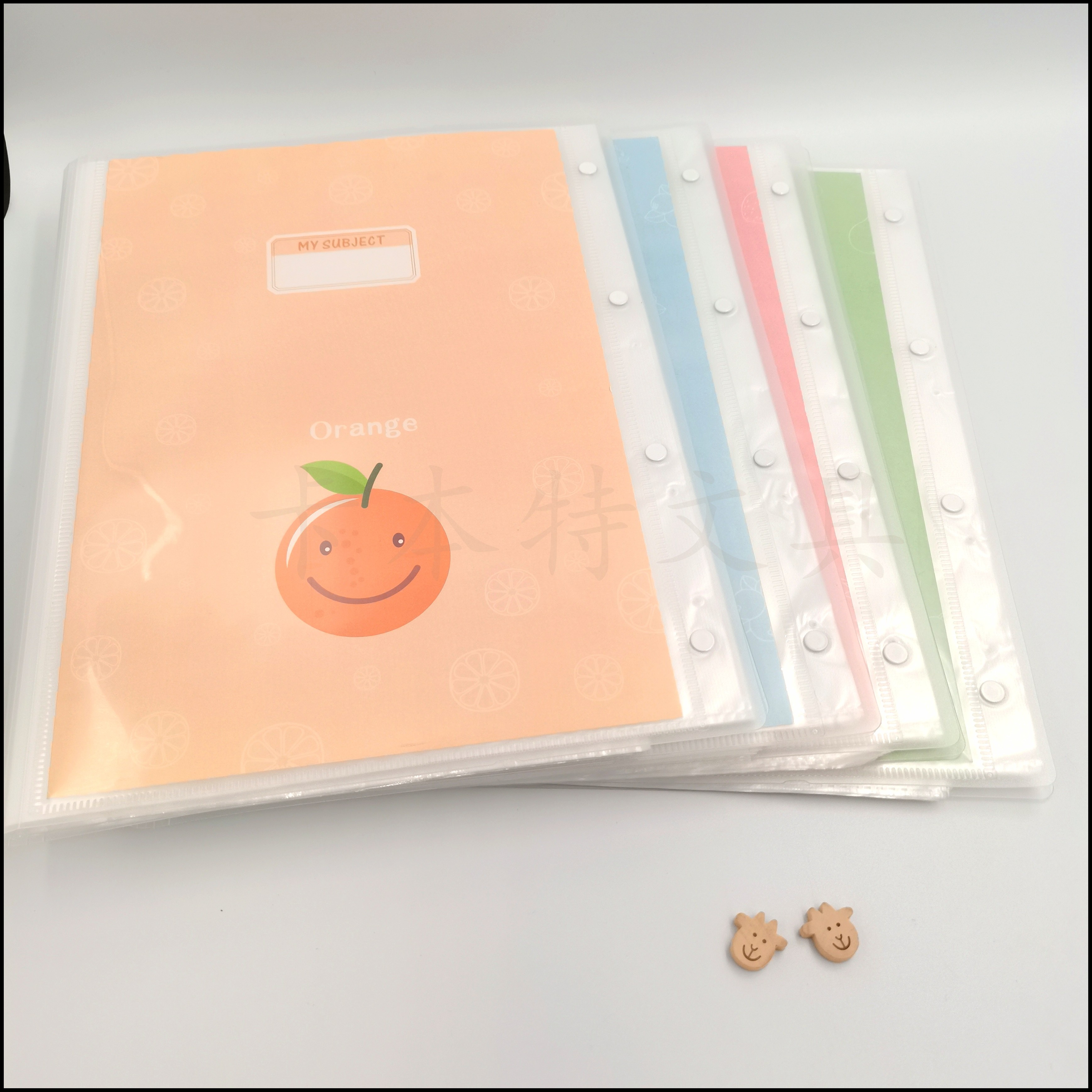 A3两开试卷册   绑松紧袋办公资料册 厂家直销 学生20页试卷袋 学生用品详情图7