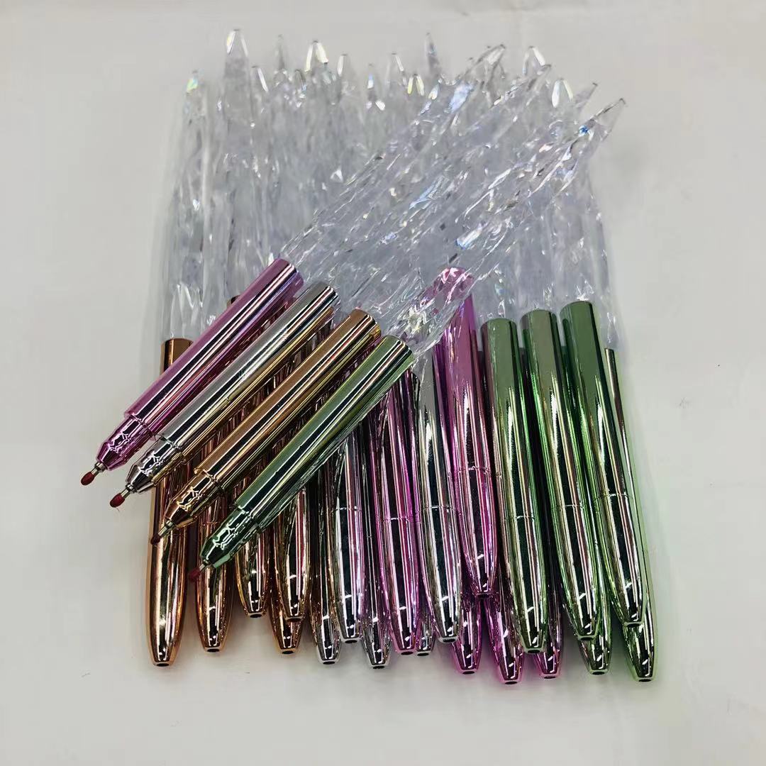 Creative electroplated crystal ballpoint pen in PVC box packaging JIAHAO Medium Oil Pen JH-898 Application Scenario