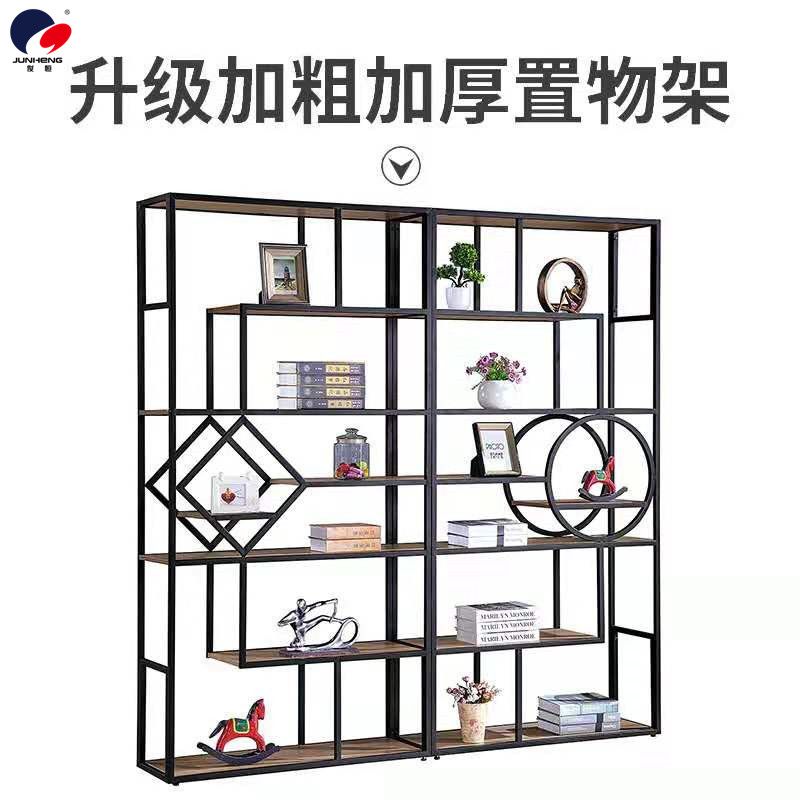 Office partition, ironwork display stand, balcony flower stand, bookshelf, screen decoration, dining room, popular light luxury handicrafts details Picture
