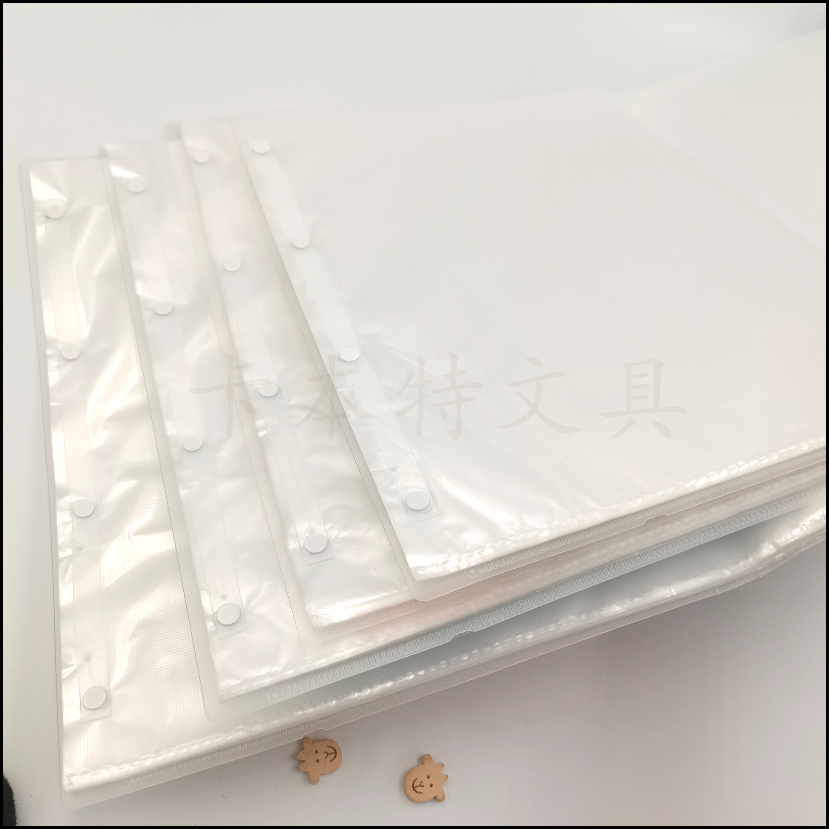 A3两开试卷册   绑松紧袋办公资料册 厂家直销 学生20页试卷袋 学生用品详情图6