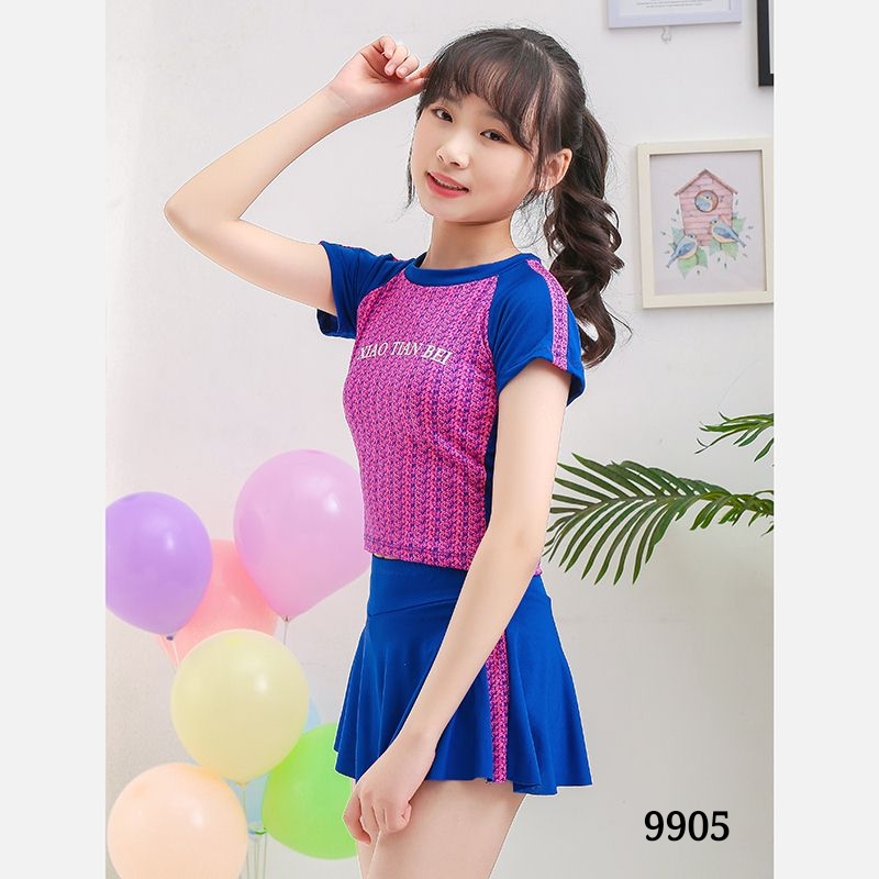 少女款泳衣大号丈童女孩游泳衣详情1