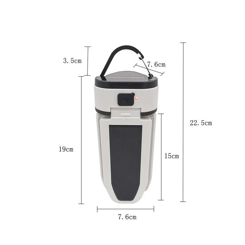 户外多功能野营灯太阳能USB充电露营灯应急营地灯详情图2
