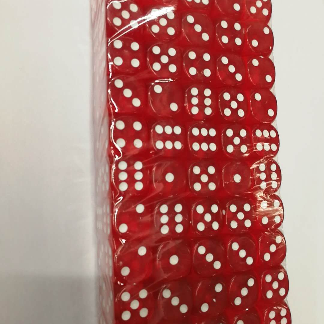 透明红骰.色，玩具，筹码，多米诺