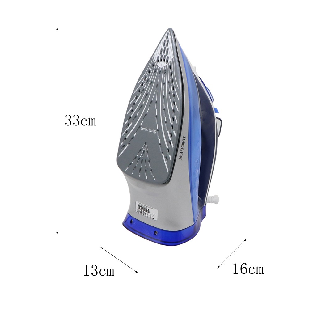 European standard household portable handheld steam iron, household ultra-high power ceramic base plate detail image 6