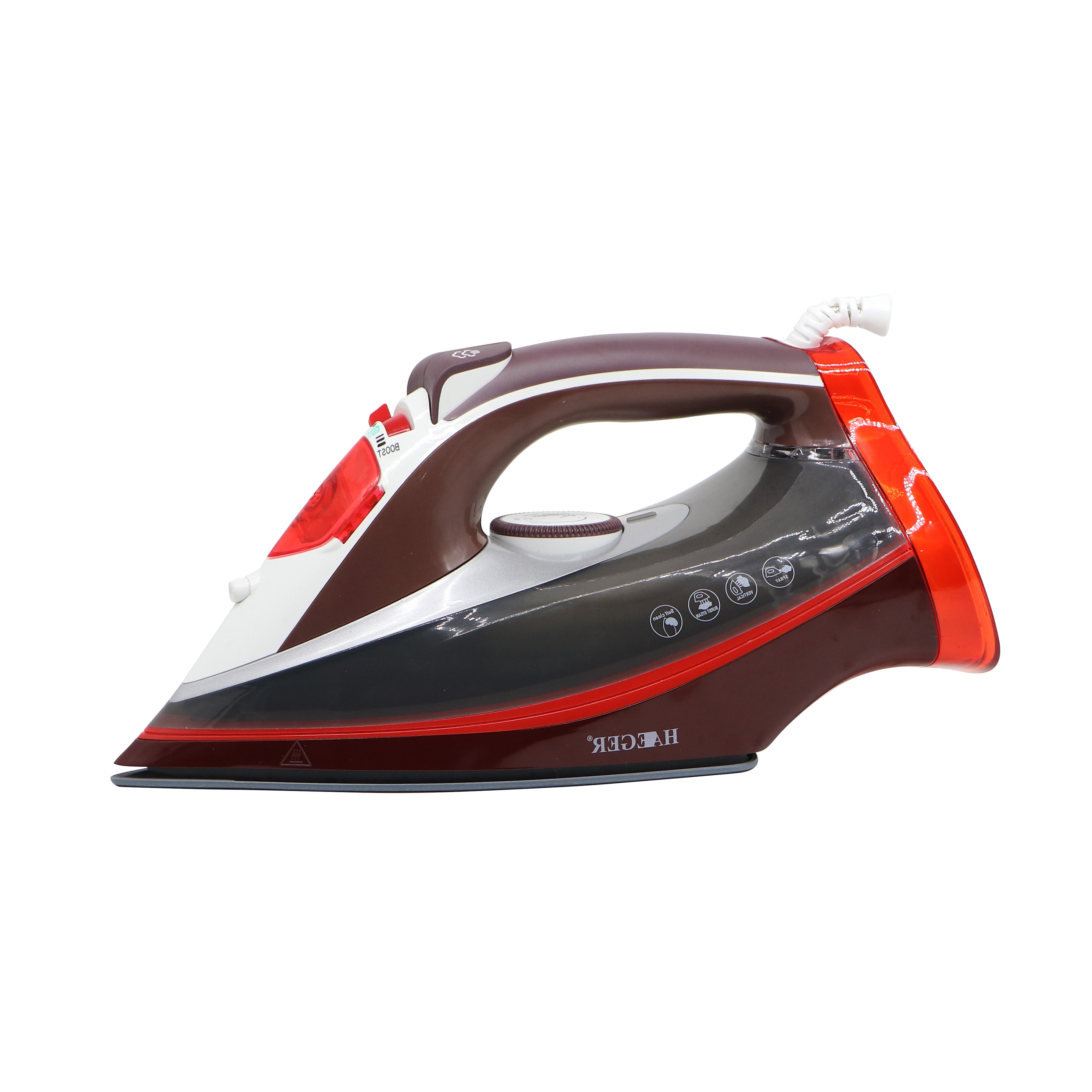 European standard household portable handheld steam iron, household ultra-high power ceramic base plate detail image 1