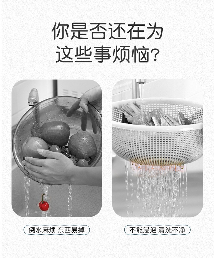 不锈钢沥水篮整套详情图1